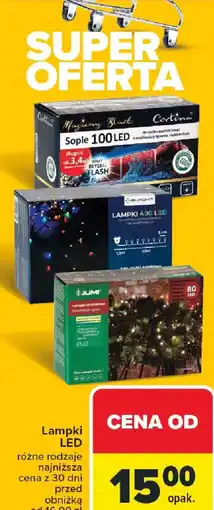 Carrefour Lampki LED oferta