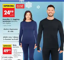 Biedronka Legginsy termiczne damskie Cleve oferta