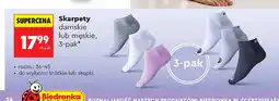 Biedronka Skarpety męskie oferta