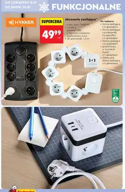 Biedronka Listwa z podstawką na smartfon Hykker oferta