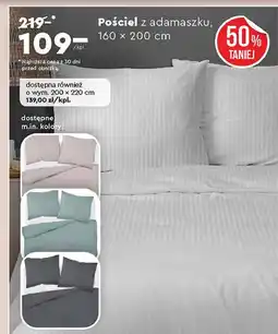 Biedronka Komplet pościeli z adamaszku 220 x 200 cm + 2 70 80 oferta
