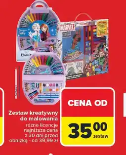 Carrefour Zestaw kreatywny do malowania oferta