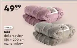 Biedronka Koc dekoracyjny 150 x 200 cm Smukee Home oferta