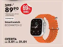 Biedronka Smartwatch ecowatch eco 2 pomarańczowy Maxcom oferta
