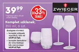 Biedronka Kieliszki do wina białego Zwieger oferta