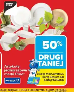 Carrefour Pure artykuły jednorazowe oferta