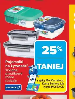 Carrefour Pojemniki na żywność oferta