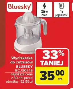 Carrefour Bluesky Wyciskarka do cytrusów oferta