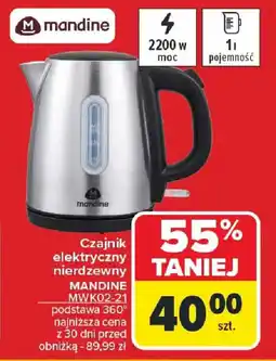 Carrefour Mandine Czajnik elektryczny oferta