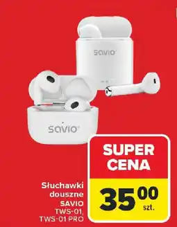 Carrefour Słuchawki douszne Savio oferta