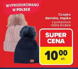Carrefour Czapka z pomponem oferta