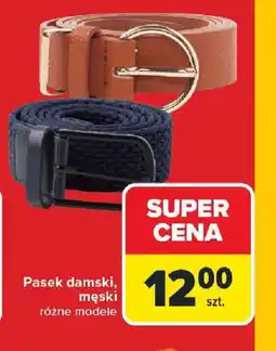 Carrefour Pasek damski, męski oferta