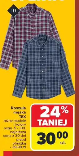 Carrefour TEX Koszula męska oferta