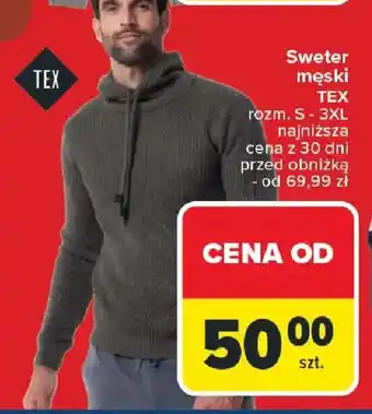 Carrefour Sweter męski TEX oferta