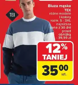 Carrefour Bluza męska TEX oferta