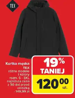 Carrefour Kurtka męska TEX oferta