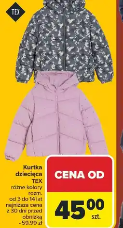 Carrefour TEX Kurtka dziecięca oferta