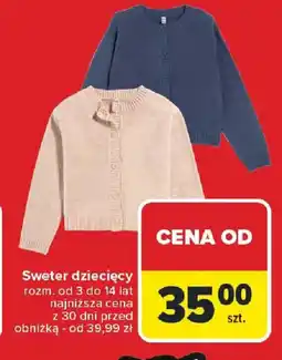 Carrefour Sweter dziecięcy oferta
