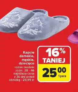 Carrefour Kapcie oferta