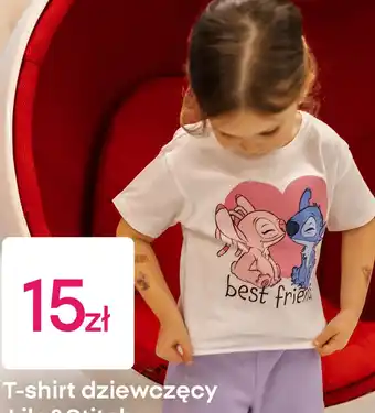 T-shirt dziewczęcy Lilo&Stitch