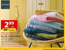 Auchan Actuel Ręcznik bawełniany oferta