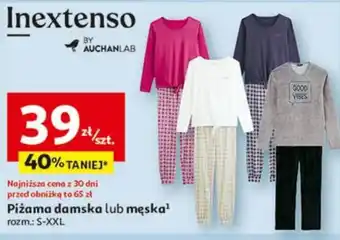 Auchan Piżama damska lub męska oferta