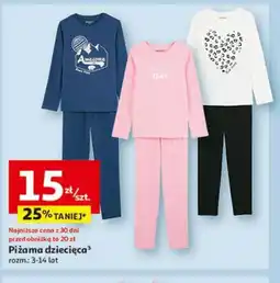 Auchan Piżama dziecięca oferta