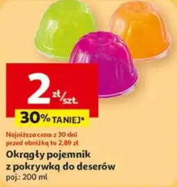 Auchan Okrągły pojemnik do deserów oferta
