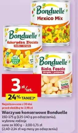 Auchan Bonduelle Warzywa konserwowe oferta