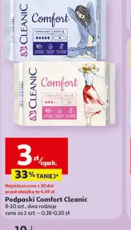 Auchan Cleanic Podpaski Comfort oferta