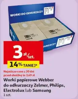 Auchan Worki papierowe Webber oferta