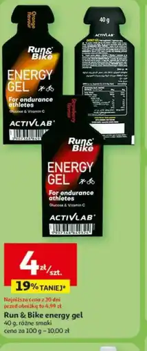 Auchan Run & Bike energy gel oferta