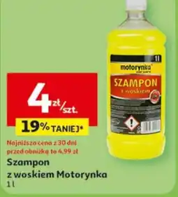 Auchan Motorynka Szampon z woskiem oferta
