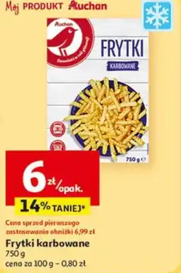 Auchan Auchan Frytki karbowane oferta
