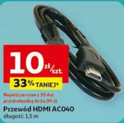 Auchan Przewód HDMI AC040 oferta