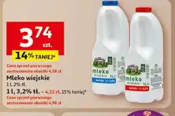 Auchan Mleko wiejskie oferta