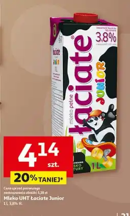 Auchan Mleko UHT Laciate Junior oferta