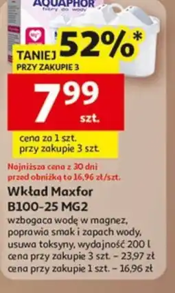 Auchan Wkład Maxfor B100-25 MG2 oferta
