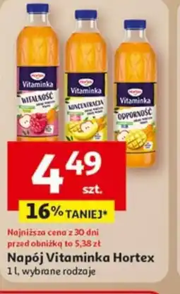 Auchan Hortex Napój Vitaminka oferta