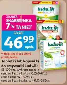 Auchan Ludwik tabletki/kapsułki do zmywarki oferta