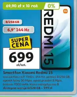 Auchan Smartfon Xiaomi Redmi 15 oferta