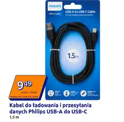 Action Philips Kabel USB-A do USB-C oferta