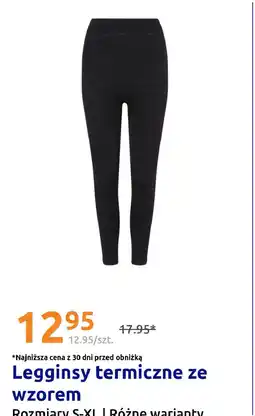 Action Legginsy termiczne ze wzorem oferta