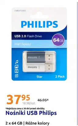 Action Philips Nośniki USB oferta