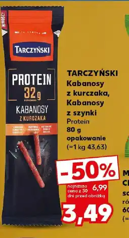 Kaufland Tarczyński Kabanosy Protein oferta