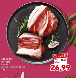 Kaufland Szponder wołowy oferta