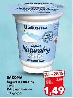 Kaufland Bakoma Jogurt naturalny gęsty oferta