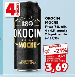 Kaufland Okocim Mocne Piwo oferta