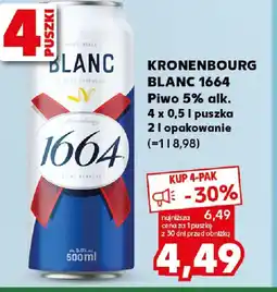 Kaufland Kronenbourg Blanc 1664 Piwo oferta