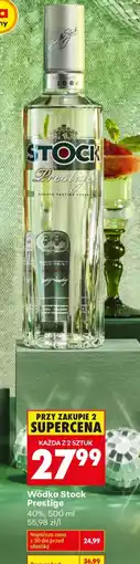 Biedronka Wódka Stock Prestige oferta